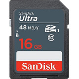 Sandisk Ultra 32 Gb Sdhc De Clase 10 Uhs-1 Tarjeta  Memoria