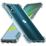 Funda Para Motorola E13 Transparente Con Esquinas Reforzadas