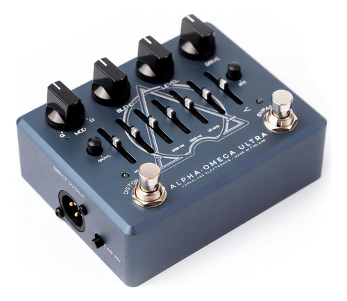 Pedal Preamp Darkglass Alpha Omega Ultra (aux-in) Cor Azul