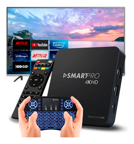 Smart Pro Eletronic Tv Box 4k Android Frete Grátis Promoção