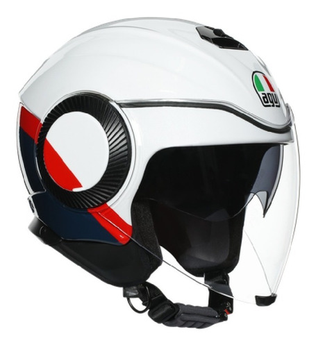 Casco Para Motociclismo Agv Orbyt Block Agv Abierto