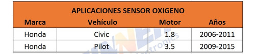 Sensor Oxigeno Honda Civic Pilot Foto 6