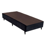 Base Para Cama Box Solteiro Florence Ll (23x78x188) Preta