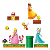 Decoración Cuarto Infantil Videojuego Princesa Mario Bros
