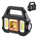 Linterna Solar Portátil Recargable Cob Led Emergencia Yd2205