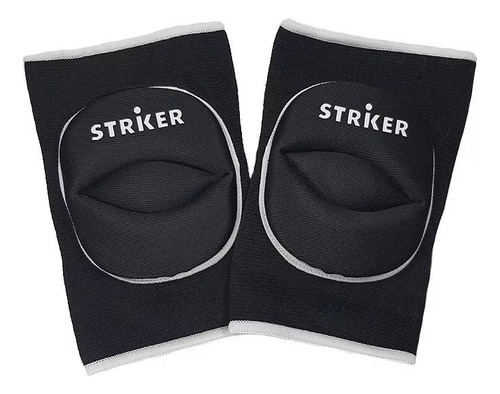 Rodilleras Striker Voley Negro Adulto Unisex Acolchonado