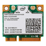 Intel Placa Wifi Bluetooth Dual 2.4ghz E 5ghz - 62230anhmw