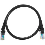 Kit 20 Un. Cabo Patch Cord Cat5e Rj45 - 40 Cm Preto