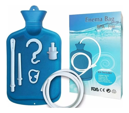 El Juego De Bolsas De Irrigación Para Enemas Es Reutilizable