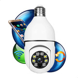 Câmera Segurança Ip1080p Visão Noturna Zoom Espiã Cor Branco