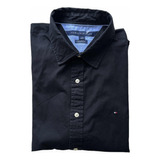 Camisa Tommy Hilfiger Hombre Manga Larga Talla L Cth057