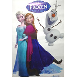 Poster, Vinilo Adhesivo 3d. Decorativo Princesa Elsa, Frozen