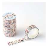 Cinta Washi Tape Happimess Quilombo Feliz 15mm Monoblock