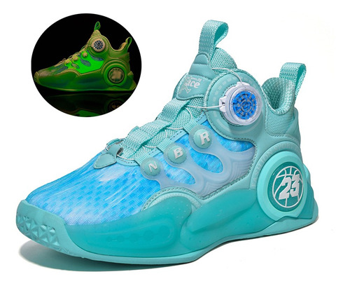 Zapatos De Baloncesto Para Niños Y Niñas Fluorescentes