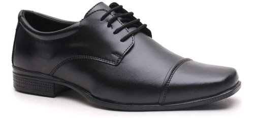 Sapato Masculino Social Preto E Cappuccino \ Ref: 807