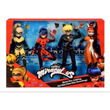 Set 4 Figuras Articuladas Miraculous 