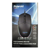 Mouse Rgb Gamer Óptico Polaroid Pgz-850 Pro-g 2400 Dpi Color Negro