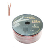 Cable Paralelo De Parlante 2x20 Awg Transparente 100m