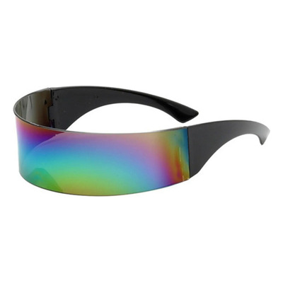 A 4x Gafas De Sol Con Visera Envolvente Futurista Gafas De