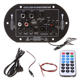 Placa Amplificadora Bluetooth 12v 24v 30-120w Hifi Dual Micr