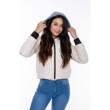 Campera Mujer Inflable Impermeable Con Capucha Chaqueta