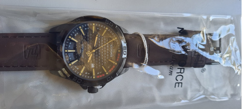 Relógio Masculino Naviforce Militar Pulseira Em Couro