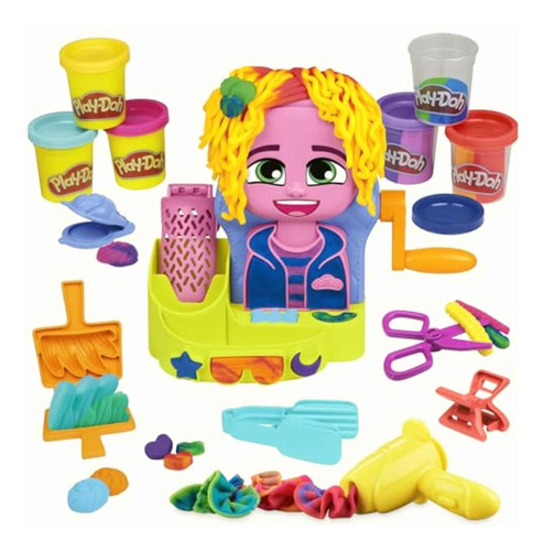 Play-doh Peluquería Con Estilo 6 Latas, Juguetes Creativos