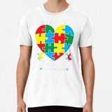 Remera In April We Wear Blue Autism Awareness Month Algodon 