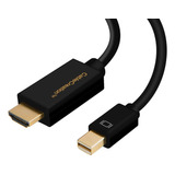 Cablecreation Active Mini Dp A Hdmi Cable De 6 Pies, Mini Di