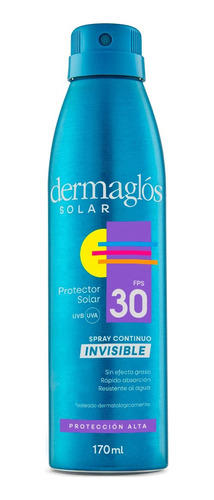 Protector Solar Dermaglós Fps30 Spray Continuo Invisible
