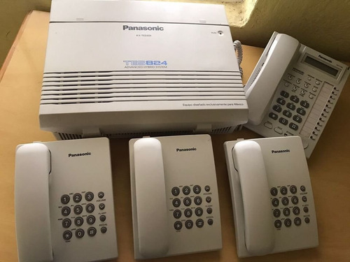 Kit Conmutador Panasonic Kx-tes824 Y Teléfonos