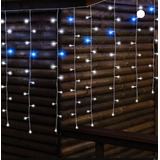 Cortina Luz Led Destellos Luces Navidad Extensión 9x1 Mtr