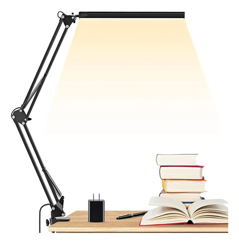 Lampara Escritorio Led Estudio Ajustable Con Brazo Flexible