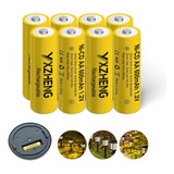 Batería Aa Nicd 600mah 1.2v Recargable Lámparas Solar...