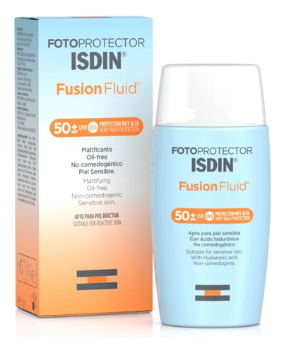 Isdin Fotoprotector Fusion Fluid Spf 50+ Sin Color X 50 Ml