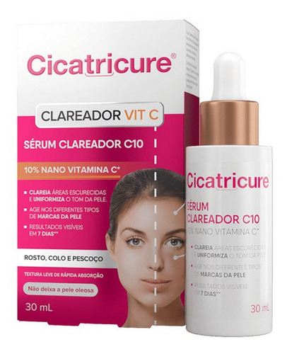 Cicatricure Vitamina C Serum Clareador 30ml