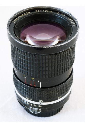 Lente Nikon Zoom Nikkor 35-70mm F3.5 Ai Manual