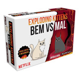 Jogo De Mesa Exploding Kittens: Bem Vs Mal Bem Vs Mal Galapagos Exk611