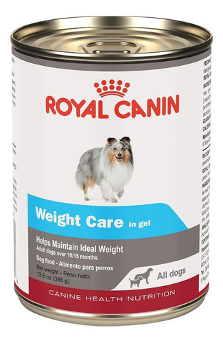 Alimento Royal Canin Weight Care Weight Care Para Perro Todos Los Tamaños Sabor Mix En Lata De 385g