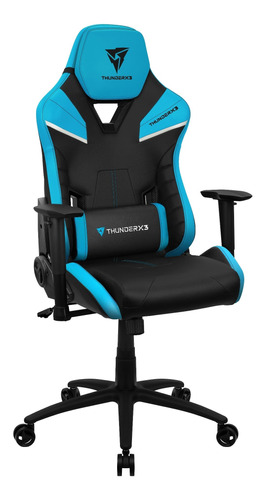 Silla Gamer Aerocool Thunderx3 Tc5 Azure Azul