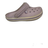 Sandalia Crocs Originales Crocband 2jus =arg 32-3 Lila Usada