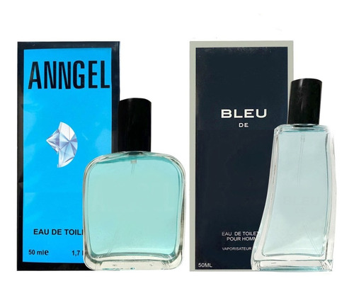 Kit 2 Perfume Contratip N14 Anngel E N24 Bleu De Importado