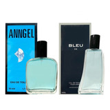 Kit 2 Perfume Contratip N14 Anngel E N24 Bleu De Importado