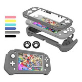 Funda Protectora Para Nintendo Switch Lite Gris Gomita Patas