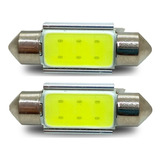 Kit Luz Led Cob Tubular Canbus Patente Interior 36 Mm X 2