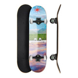 Skate Montado Completo Semi Profissional Feminino Bel Fix