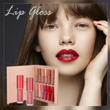 Set De Brillo Labial Líquido Book Lip Gloss Set, 12 Paquetes