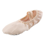 Zapatos De Ballet Para Niñas Yoga Sin Corbata Lona Mujer