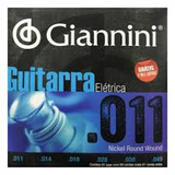 Encordoamento Giannini Guitarra Geegst11 Media 011 49 Niquel