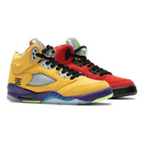 Jordan Retro 5 What The Colores Originales 